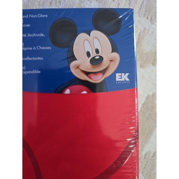 Disney Memories Mickey Mouse Scrapbook Album Red New Sealed 8x8 Pages - Picture 5 of 7